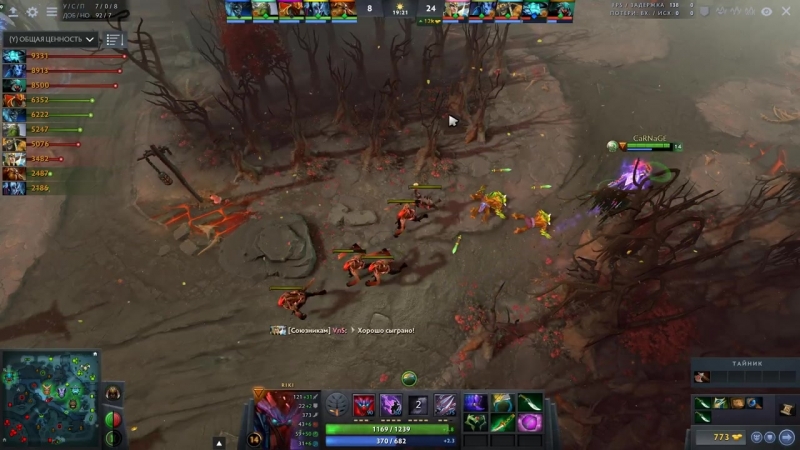 Аналитика Ошибок РИКИ КЕРРИ vs 8000 ММР AGHANIM + STORM BEST COMBO DOTA