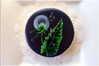 Demo. One stroke. Dandelion.