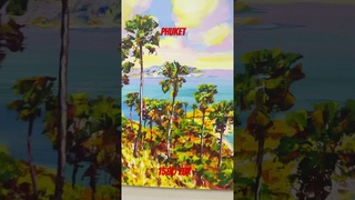 Phuket #Phuket #island #palm #Singulart #irynakastsova #seascape #ocean