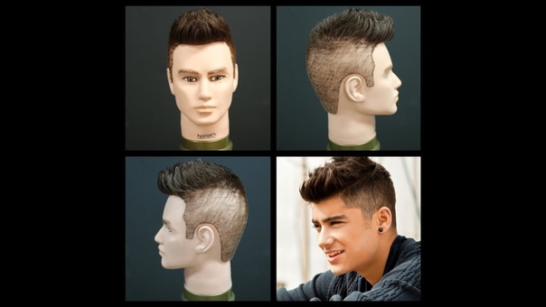 Zayn Malik Haircut Tutorial of One Direction, The Salon