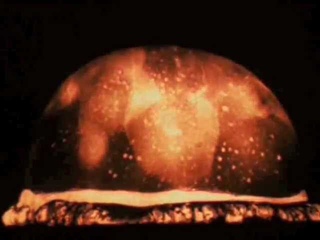 First Milliseconds of Nuclear Bomb Test Fireball