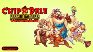Chip ’n Dale Rescue Rangers. Walkthrough. Longplay. NES 8 bit. Full HD 60 fps.