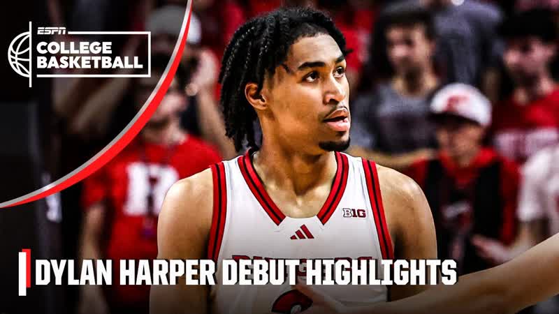 HIGHLIGHTS from Dylan Harpers debut with Rutgers , ESPN College