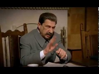 Фрагмент фильма В круге первом (2006): министр госбезопасности Абакумов на докладе у Сталина.