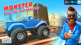 Monster’s beautiful performance in Level 6 - MMX Hill Dash 2