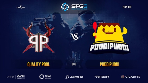 SFG Champions League 3, CS: GO, Play off, Quality Pool vs. Puddi Puddi, BO3,