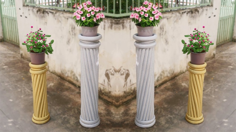 Recycling PVC pipes Pool Noodle into Planter pots for