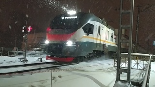 Электропоезд ЭП2Д-0050 ЦППК перегон Каналстрой - Дмитров
