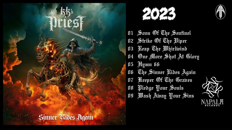 KKs Priest The Sinner Rides Again (2023) Full Album. British Heavy Metal. Napalm