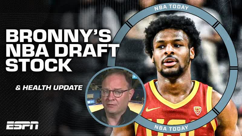 Woj Bobby Marks give the latest on Bronny James NBA Draft stock, NBA