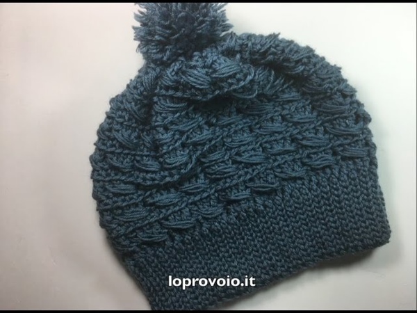 Cappello alluncinetto punto