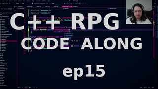 C++ Code-along Ep 15: Demo RPG Game | Adding Monsters and Fighting