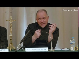 Conférence de l’abbé Pagliarani : la réponse de la Tradition au naufrage conciliaire