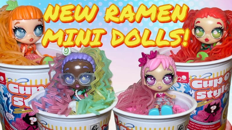 Ramen Noodle Mini Dolls Made 2 Order Cup O Style Surprise Doll Unboxing