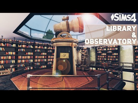 The Moonwood Mill Library Observatory ( No CC) the Sims 4, Stop