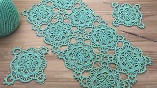 Ажурный КВАДРАТНЫЙ МОТИВ вязание крючком  Crochet square motifs
