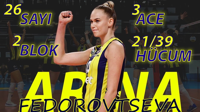 Arina Fedorovtseva, Vakıfbank vs Fenerbahçe Opet, Sultanlar Ligi 10. Hafta, 24 Kasım