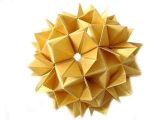 Как сделать Оригами Спайк мяч.  How to make an Origami Spike Ball