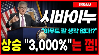 [시바이누 코인] “3,000%“ 상승은 껌! 아무도 팔 생각 없다!?
