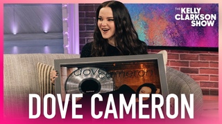 Kelly Clarkson Surprises Dove Cameron With Platinum Record For 'Boyfriend'