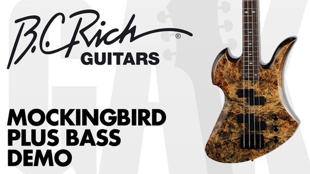 BC Rich Mockingbird Plus Bass Demo at