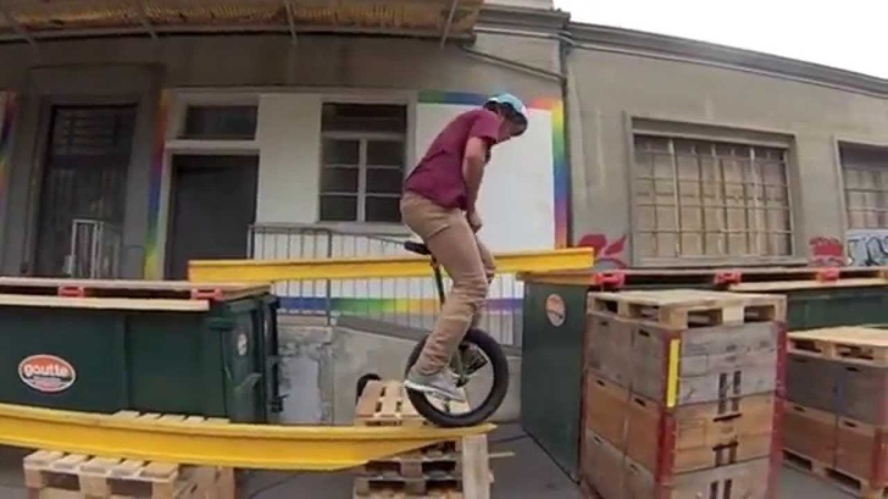 Pierre monocycle trial