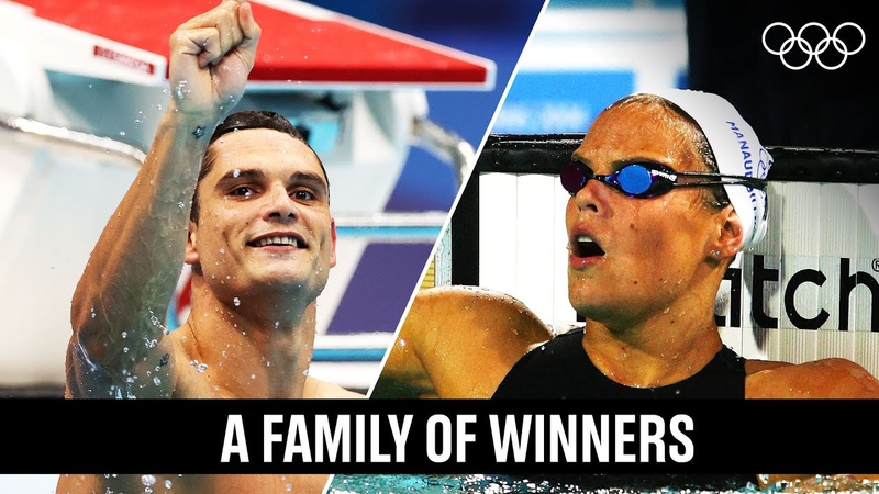 Olympic Siblings For Florent Laure Manaudou winning is in the