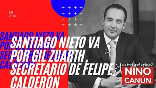 Santiago Nieto va por Gil Zuarth, secretario de Felipe Calderón