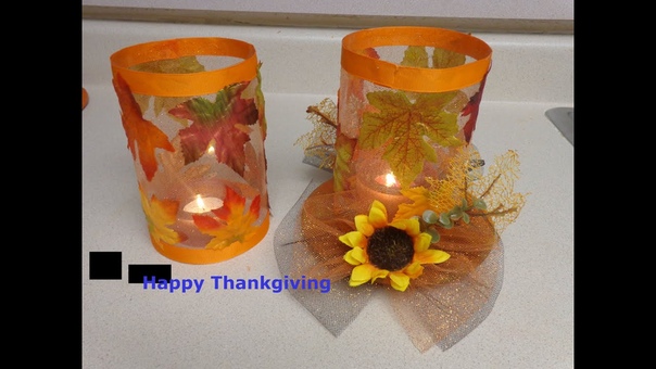 Diy: Manualidades de Accion de gracias Facil y economica ( Easy DIY for