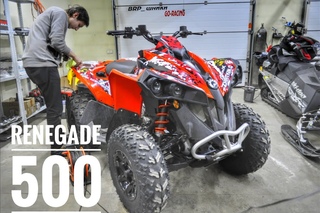 Поклейка графики на Brp Renegade 500