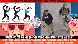 Cop & Her Brother Who Participated In Capitol Riot Face New Charges For Burning Evidence #acabdevil