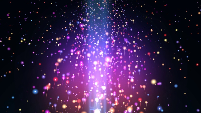8 K 60fps ( ) Visual Effect Colorful Comets
