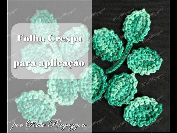 Folha Crespa em Croche para