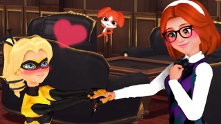 Miraculous Ladybug Sabrina transformation with the dog miraculous (animation)