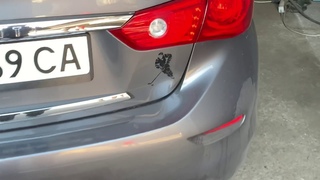 Infiniti Q50  спортивный выхлоп прямоток