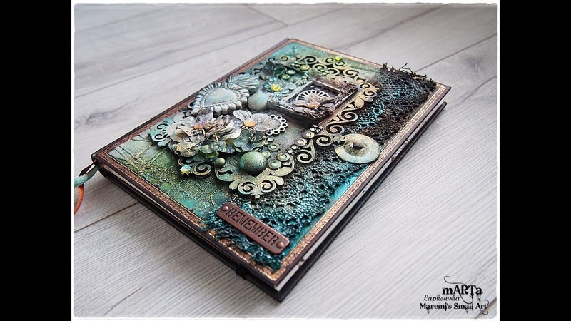 Mixed Media Journal Cover Tutorial Maremis Small