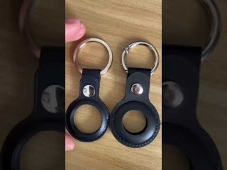 Original vs Common PU Leather Airtag Case