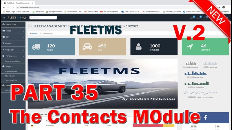 Part 35 Contact Page and CRUD
