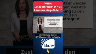 WHO: „Staatsstreich“ in 194 Ländern eingefädelt 🌎 |