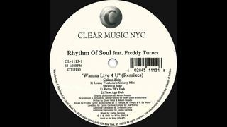 Rhythm Of Soul Feat. Freddy Turner – Wanna Live 4 U (New Age Dub) 12“, (1996, USA)