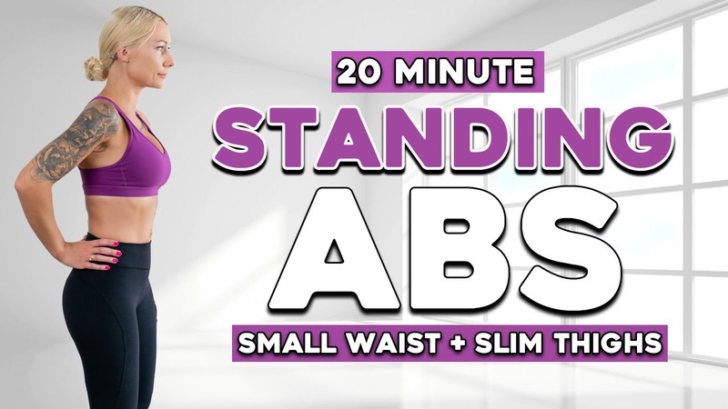 20 Min Slim Waist Thigh Abs Home Workout