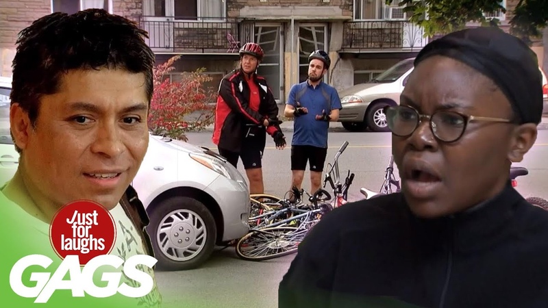 Crashing Bikes, the dog Swap and MORE , Just for Laughs