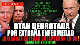 ULTIMO. OTAN ACABADA. MILES DE BAJAS EN TROPAS OTAN EN UCRANI4 POR EXTRAA ENFERMEDAD. PUTIN RIE