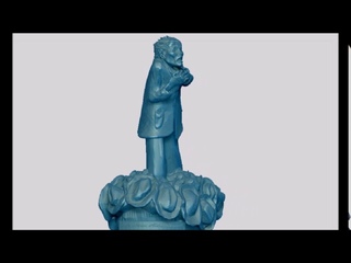 3D Skulptur nach der Lithografie “der Volksredner“