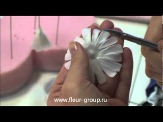 Керамическая флористика  - ромашка