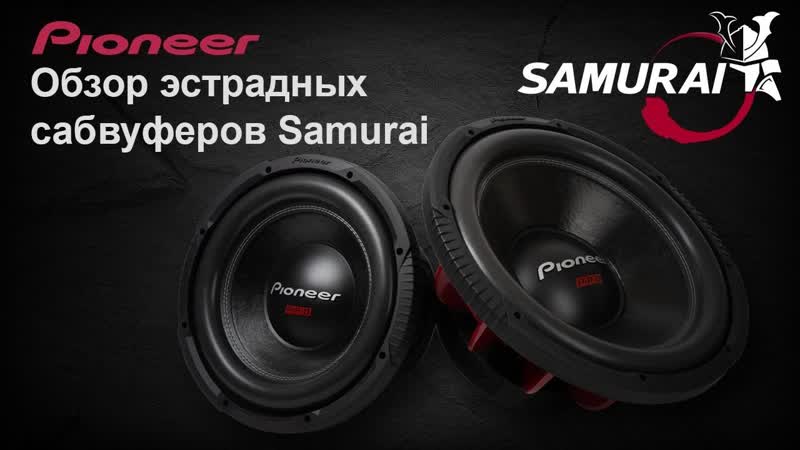 Обзор эстрадных сабвуферов Pioneer серии Samurai ( TS W3020 PRO, TS W3820