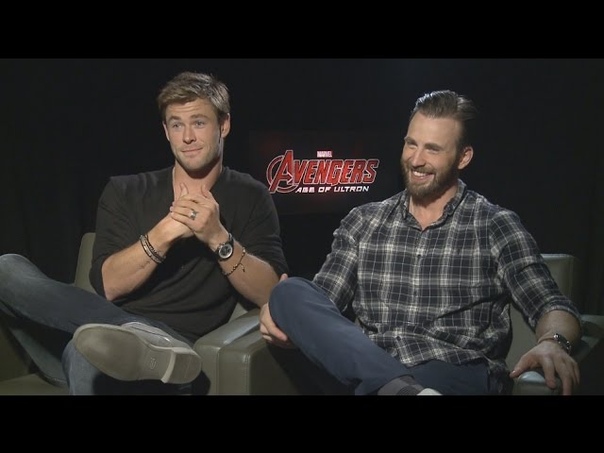 Chris Hemsworth and Chris Evans Talk AVENGERS 2, Marvel Contracts and Breast