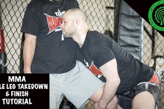 MMA Single Leg Takedown & Finish Tutorial