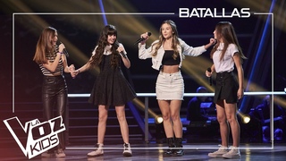 Eugenia, Henar, Alicia y Nuria cantan “Domino“ | Batallas | La Voz Kids Antena 3 2024