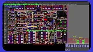 Designing 4543 CMOS Clock Altium Pt144